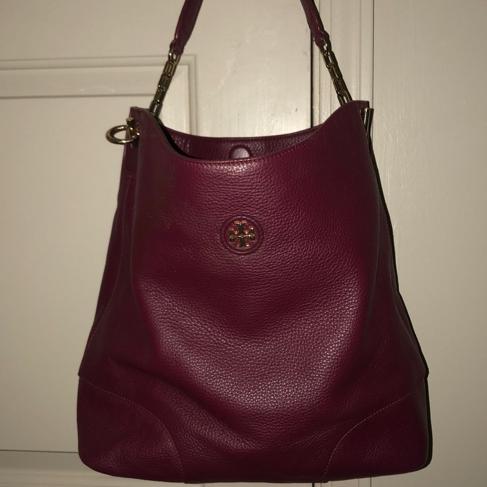 Burgundy Tory Burch Handbag